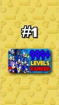 Number 1 - Ranking ALL 999+ Sonic Levels from Worst to Best #sonicthehedgehog