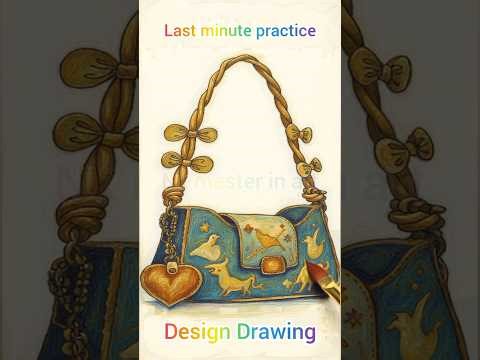 Design drawing ideas for intermediate drawing exam 2025 #drawinggradeexam