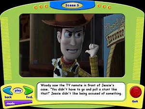 (Gameplay - 2694) Toy Story 2 CD Read-Along (PC - 73)