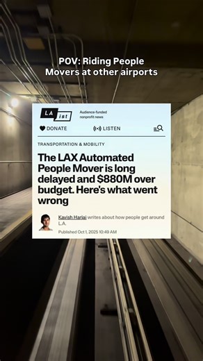 Transit Hunter 🚌 | When I was going through footage from this past year, I realized how many automated people movers already exist in the states, and how LA’s... | Instagram