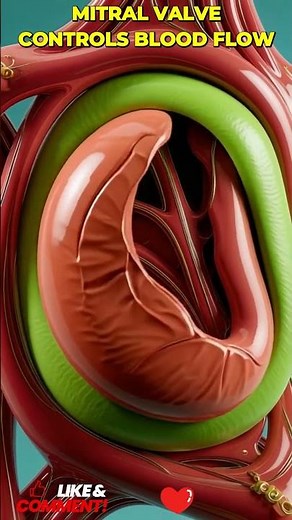 Mitral Valve Animation | Ultra Close-Up View 🫀 | 06