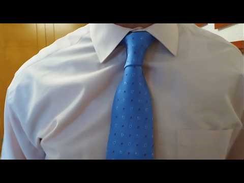 Como hacer un nudo de corbata fácil, rápido y resistente para el trabajo