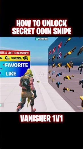 How to unlock SECRET Odin Snipe in Vanisher 1v1 🔥