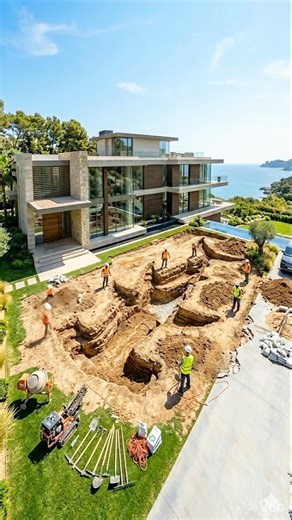 I Built a Giant Shark Shaped Swimming Pool in My Backyard