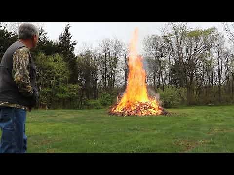 How To Burn Brush Clearing Property
