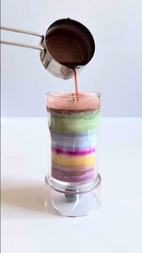 Unboxing this rainbow candle was pure joy—lighting it?