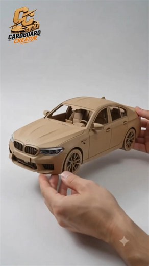 Making a Cardboard BMW M4 | No Talking | DIY Cardboard Car.#CardboardCreator#Cardboard#DIY#BMW#Car