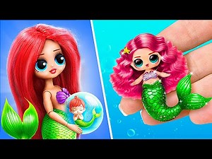 How to Become a Mermaid / 31 DIYs for LOL OMG