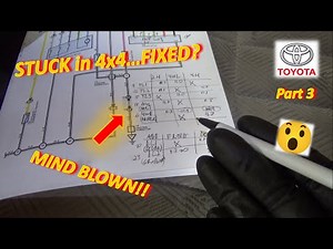 (Pt 3) HELP! My Toyota is STILL STUCK in 4x4! ('02 4Runner)