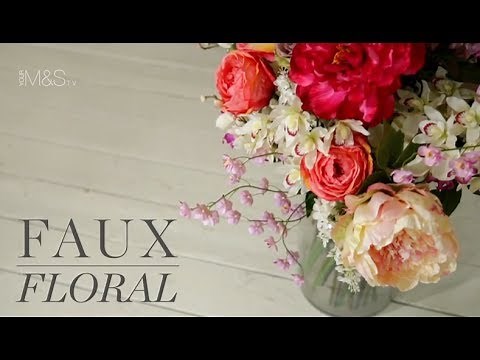 Faux Floral - How to arrange artificial flowers? - Marks and Spencer