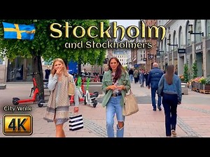 🇸🇪 Sweden – Stockholm Everyday Live | Friday City Walk in 4K