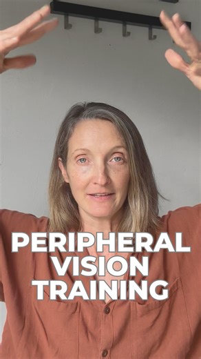 Anna G on Instagram: "Peripheral vision training for threat reduction, pain reduction, and better balance. #appliedneurology #brainbased #trainyourbrain #nervoussystemregulation #neurodrill #regulateyournervoussystem #balance"
