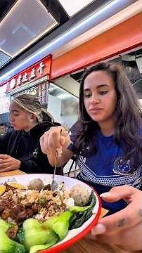 Only paid $6 for this massive bowl of food 🤯 #chinatravel #chinesefood #travelfoodie