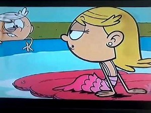The louds have fun in the pool- the loud house- animated cartoon for kids