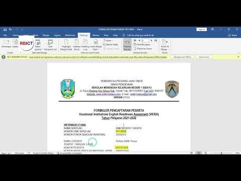 CARA MENYIMPAN FILE MAIL MERGE TO PDF SECARA OTOMATIS