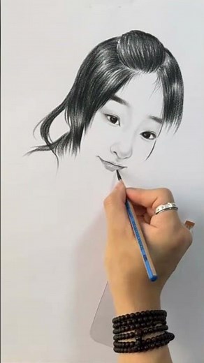 Girl Drawing #drawing #charcoaldrawingtutorial #girlfacedrawingpencil #girldrawing #portraitdrawing