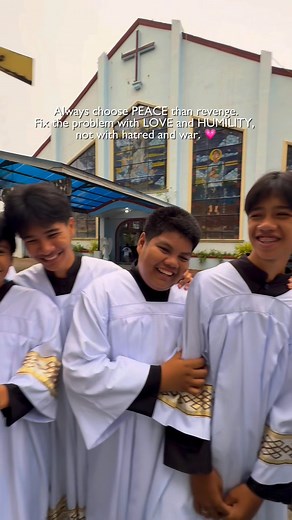 24K views · 1.4K reactions | Always choose PEACE than revenge. Fix the problem with LOVE and HUMILITY, not with hatred and war. No one wins by seeking revenge. | Knights of the Altar Ministry- Alamada Parish 2025 | Facebook