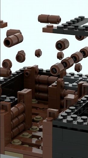 Lego WW1 Trench Dogout Build! (752)