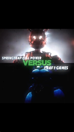 Springtrap Vs Fanf 1 Games #fnaf #edit #versus #4k