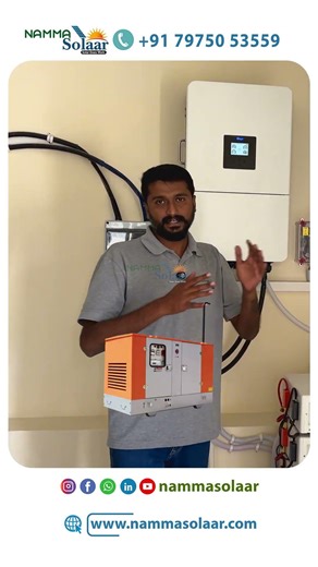 ☀️ 20+20KW Hybrid Inverter with 30kWh Battery Installed for Farmhouse