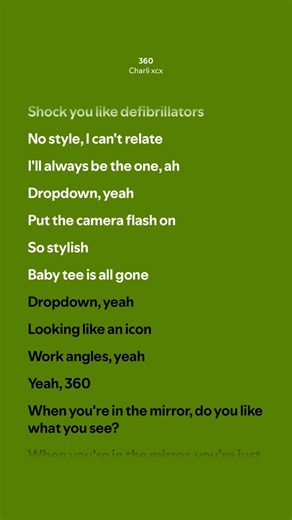 360 - Charli xcx (Lyrics)