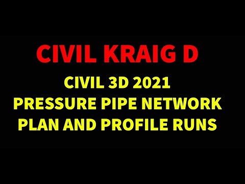 CIVIL KRAIGD - CIVIL 3D 2021 PRESSURE NETWORKS