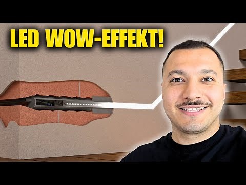 Create a WOW effect in your home with LED flush-mounted rails! 💡
