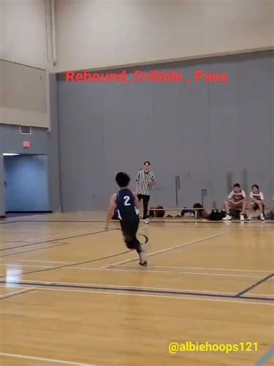 Rebound, Dribble, Pass—Touchdown 🏀🔥 #shorts #basketball