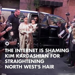 Kim Kardashian mom shamed for straightening 5-year-old daughter North's hair. | Extra