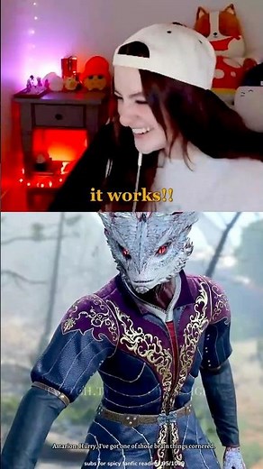 i surprised chat with THIS Astarion mod! 😱😍 #astarion #bg3 #baldursgate3 #gamer #streamer #fyp