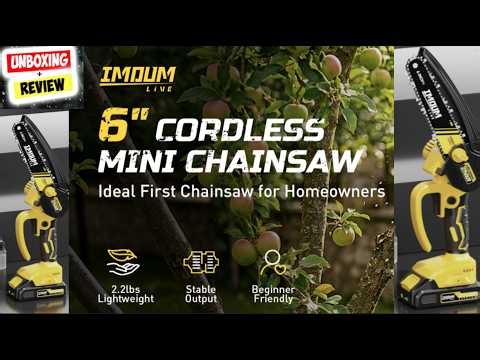 IMOUMLIVE Mini Chainsaw Has Amazing Power | Perfect For Homeowners