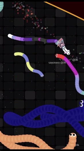 何かすごい曲を見つけた😋 #slitherio #snake #지렁이게임 #gameplay #games #gaming #funnygame