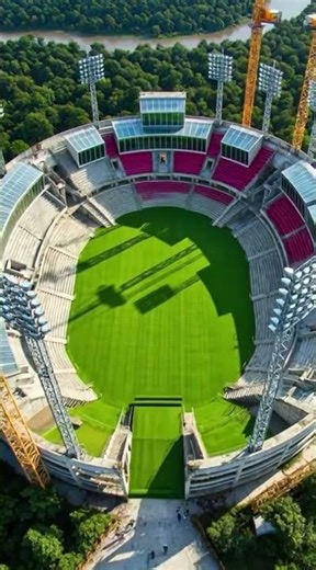 Abandoned Jungle Stadium ➜ Modern Pro Arena Transformation | Satisfying Timelapse