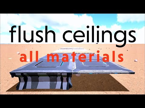 flush ceiling generators for all materials | Ark: Survival Evolved 131