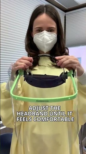 How to assemble your Ambience face shield.