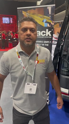 Interior Ladder Storage System for Efficient Van Organization