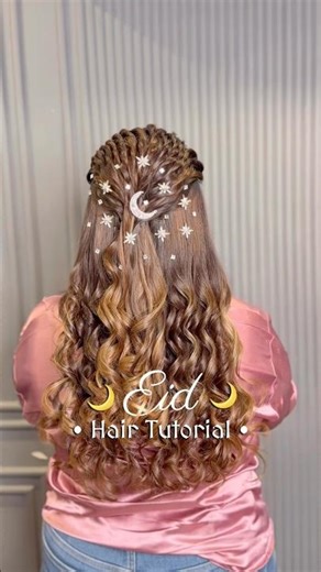 Hairstyle for Eid ✨ | Eid hairstyle tutorial | Try this Hairstyle on Eid ✨ #eid #shorts #ytshorts