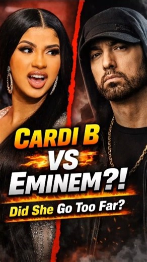 Cardi B vs Eminem? The Internet Is Watching🤯#shorts