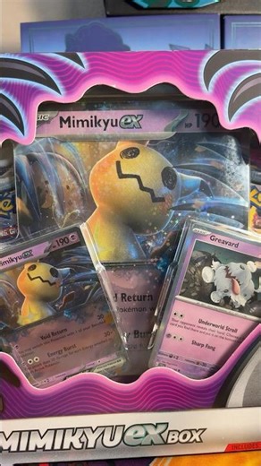 Mimikyu EX Box Opening at 300 Likes!! #pokemon #opening #pokemontcg