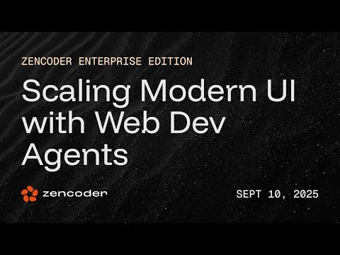 Scaling Enterprise UI Development with Web Dev Agents