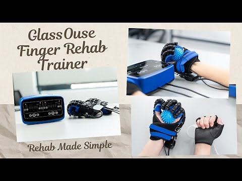 GlassOuse Finger Rehab Trainer: Hand Rehabilitation Device for Enhanced Finger Rehab Exercise