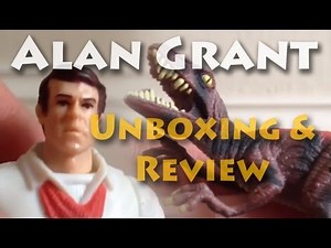 Jurassic Park 3 Toy - Alan Grant with Velociraptor