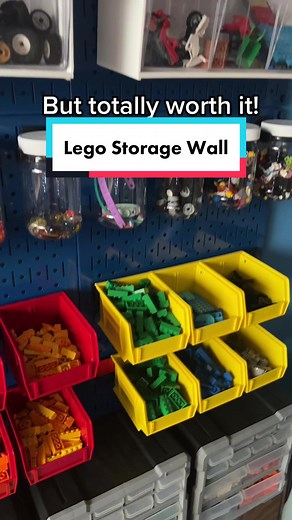 Organize Your Legos with Wall Control Storage Panels