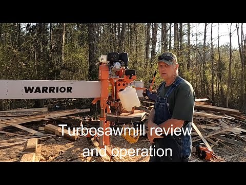 TURBO SAWMILL WARRIOR: REVIEW AND OPERATION | CUTTING WOOD TO RESTORE A 194-YEAR-OLD LOG CABIN