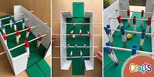 Shoebox Table Football | Sports Crafts