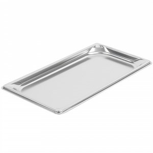 Vollrath 30302 Super Pan V® 1/3 Size 3/4" Anti-Jam Stainless Steel Steam Table / Hotel Pan - 22 Gauge