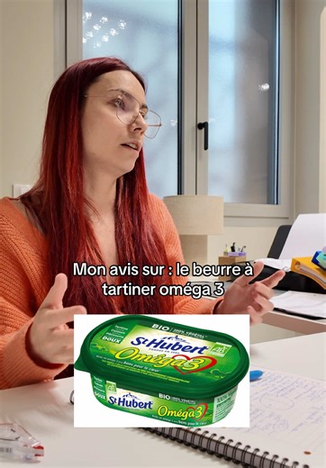 Mon avis sur le beurre à tartiner oméga 3