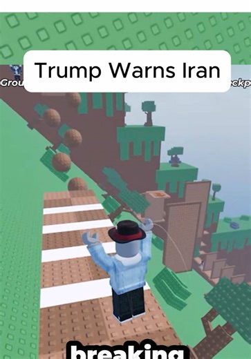 Will Trump Give Order To Airstrike On Iran Soon? #BreakingNews #Trump #Iran #roblox #robloxnews