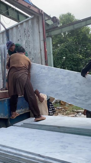 GS Marble Slab and Counter Loading Process Explained