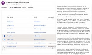 HoverCard Details List